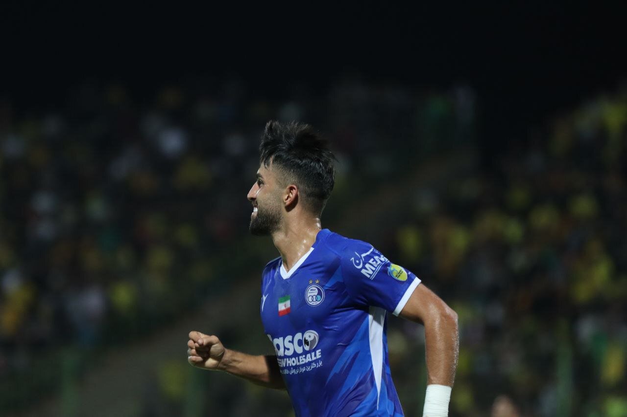 عکس| اولین گل فصل استقلال به نام هافبک محبوب نکونام