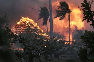 آتش سوزی مرگبار هاوایی؛اینجا جهنم واقعی است/ مردم خود را به داخل اقیانوس می‌اندازند