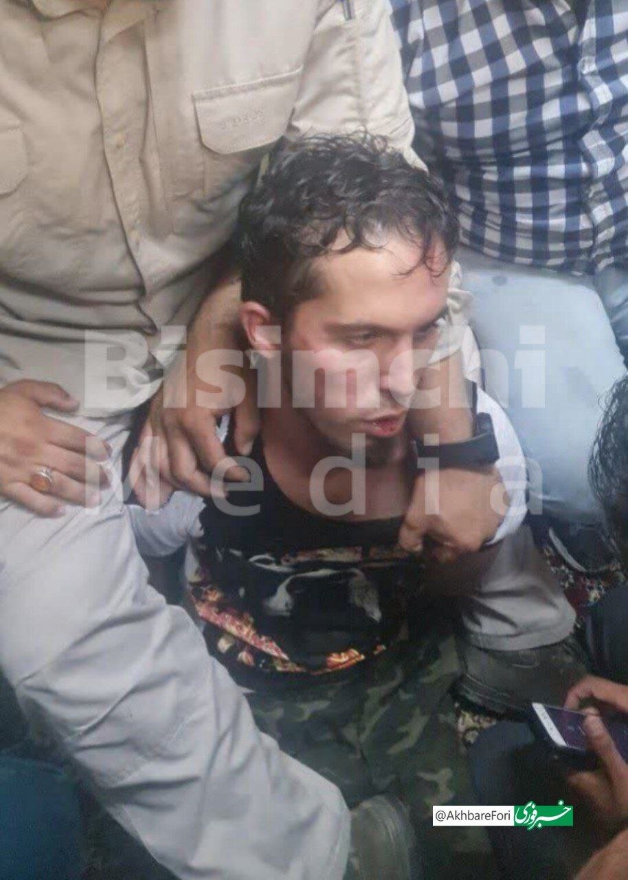 عکس | اولین تصویر از تروریست دستگیر شده در شیراز