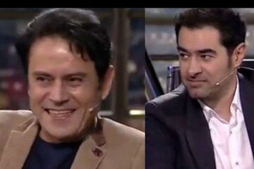 عکس | خنده‌های جالب شهاب حسینی در ملاقات با رحیم نوروزی