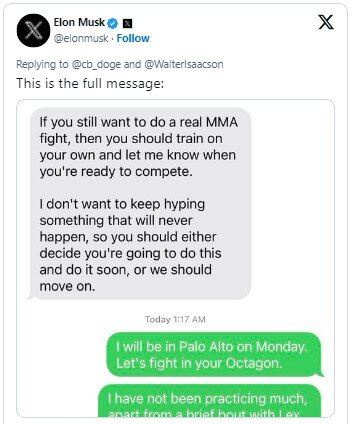 افشاگری زاکربرگ درباره ایلان ماسک با رو کردن اسکرینشات پیامهای خصوصی/ عکس