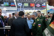 عرض جانب من إنجازات إيران الدفاعية في معرض موسكو