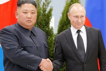 پیام تبریک پوتین برای رهبر کره شمالی