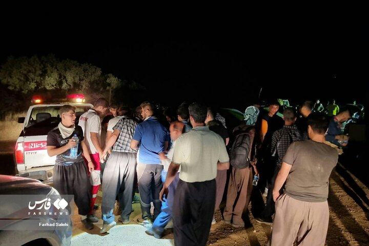 آتش سوزی در منطقه «سردره» پاوه