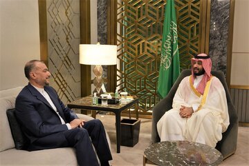 گزارش خبرگزاری عربستان از جزئیات دیدار امیرعبداللهیان و بن سلمان