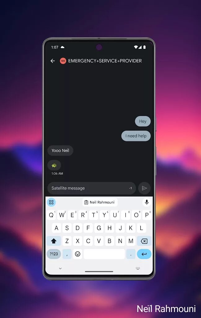 دسترسی به ارتباط ماهوارهای در پیامرسان گوگل