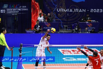 روز دوم والیبال قهرمانی آسیا در ارومیه