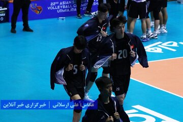 روز دوم والیبال قهرمانی آسیا در ارومیه
