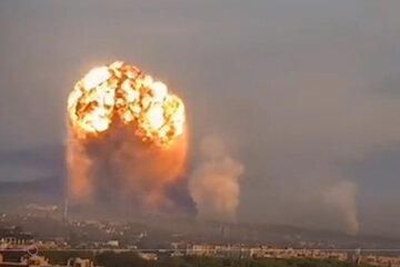 حمله موشکی ارتش روسیه به فرودگاه کی‌یف