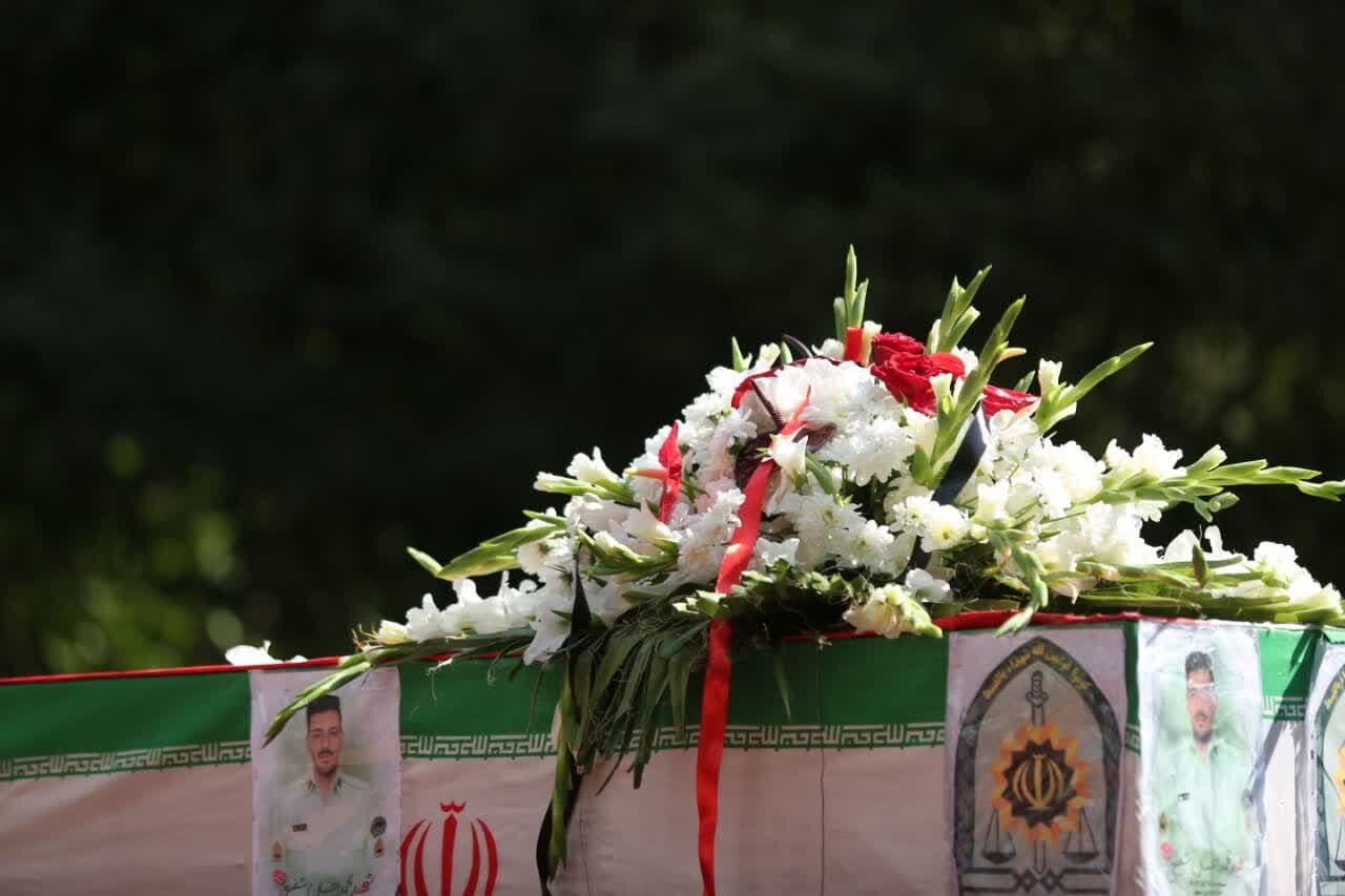 مراسم تشییع دو شهید امنیت اصفهان
