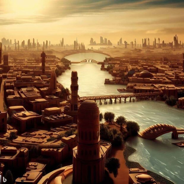 شهرهای شگفتانگیز ایران در سال ۲۵۰۰ میلادی از دید هوش مصنوعی/ عکس