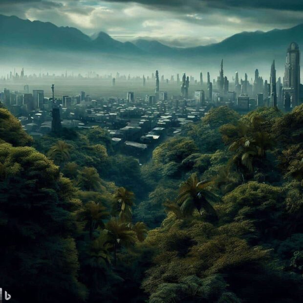 شهرهای شگفتانگیز ایران در سال ۲۵۰۰ میلادی از دید هوش مصنوعی/ عکس