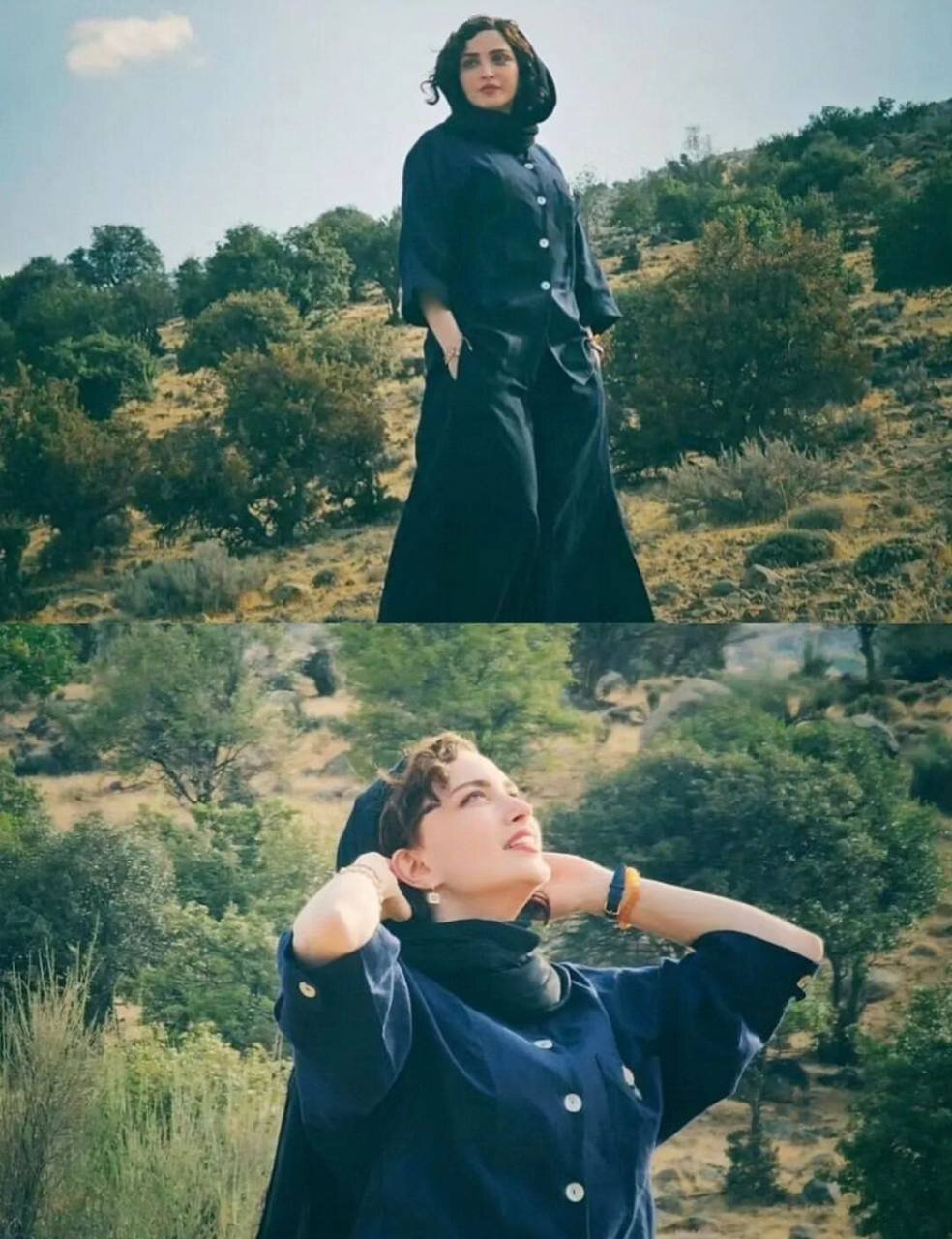 عکس | ژستهای هنری بهنوش طباطبایی در دل طبیعت