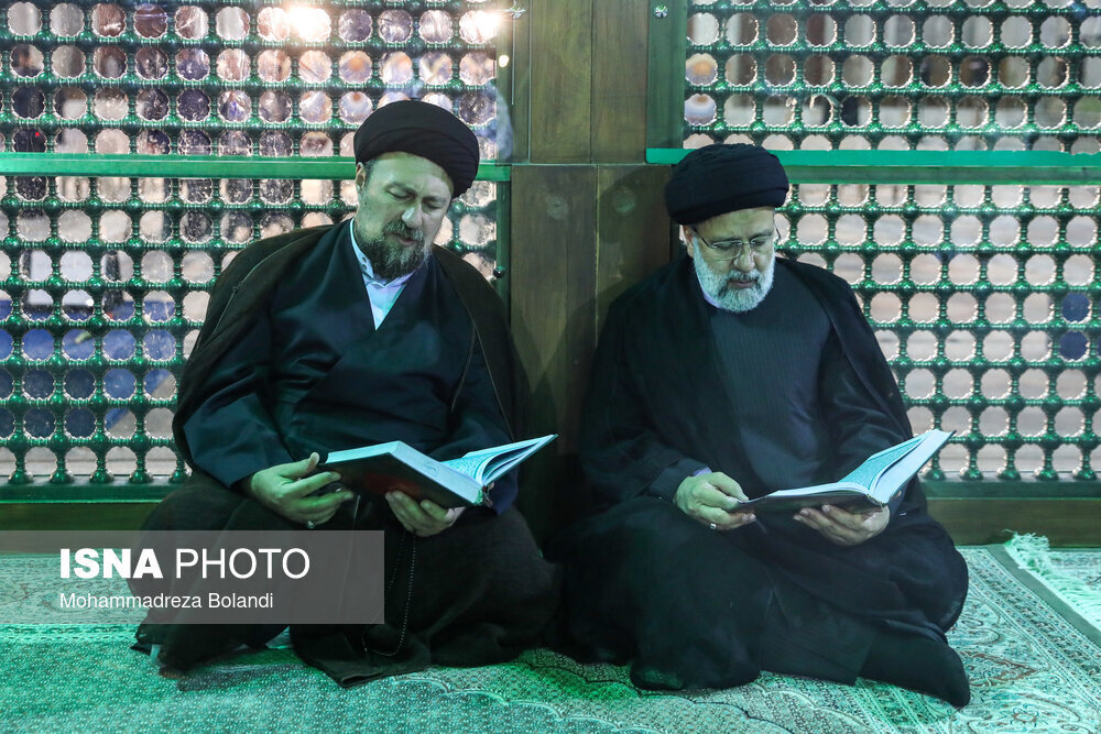 ۲ عکس متفاوت از سیدحسن خمینی در کنار ابراهیم رئیسی