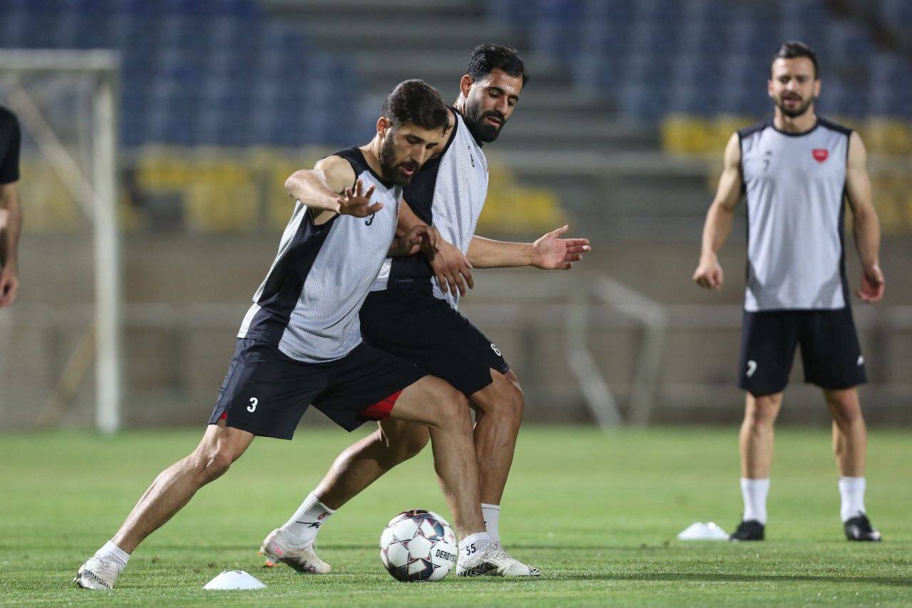 عکس| تمرین پرنشاط پرسپولیسیها