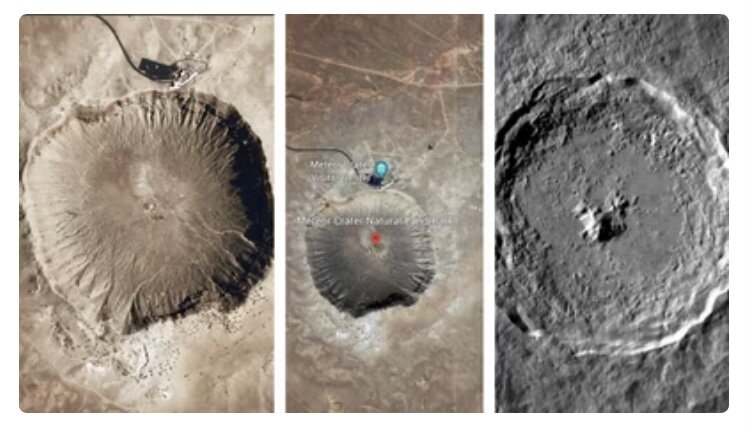 این تصاویر از روی سطح ماه جاده و ساختمان است؟!