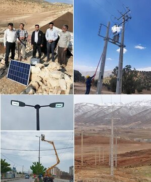 افتتاح و کلنگ زنی 21 پروژه برق رسانی همزمان با هفته دولت  در استان چهارمحال و بختیاری