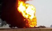 ببینید | اولین تصاویر از انفجار بزرگ در شهرک صنعتی یزد؛ اعزام گسترده نیروهای آتش‌نشانی