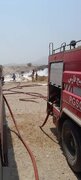 مهار آتش سوزی خط لوله نفتی در منطقه کشار/ فوت ۲ نفر تایید شد