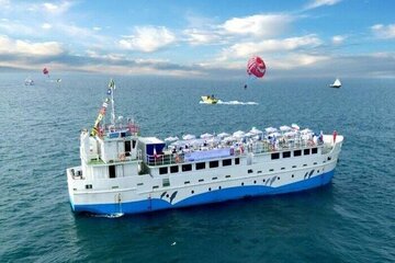 Iran unveils first cruise ship in Caspian Sea