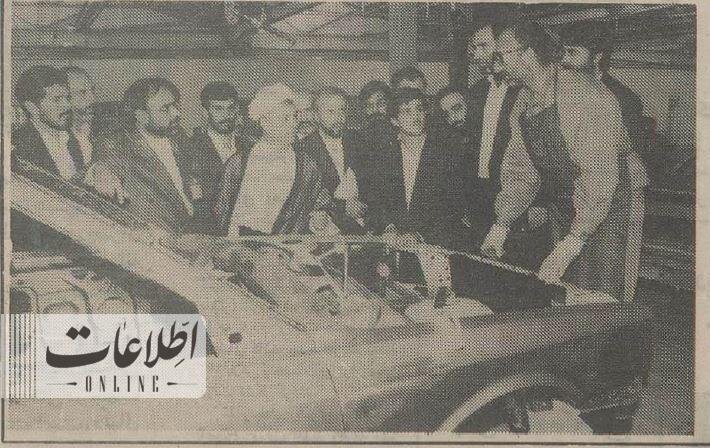 عکسی از آیت الله هاشمی رفسنجانی با پراید