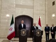 فیصل مقداد: ایستادگی مشترک ایران و سوریه تضمین‌کننده پیروزی دو کشور است