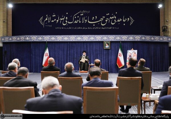 دیدار رئیس‌جمهور و اعضای هیئت دولت