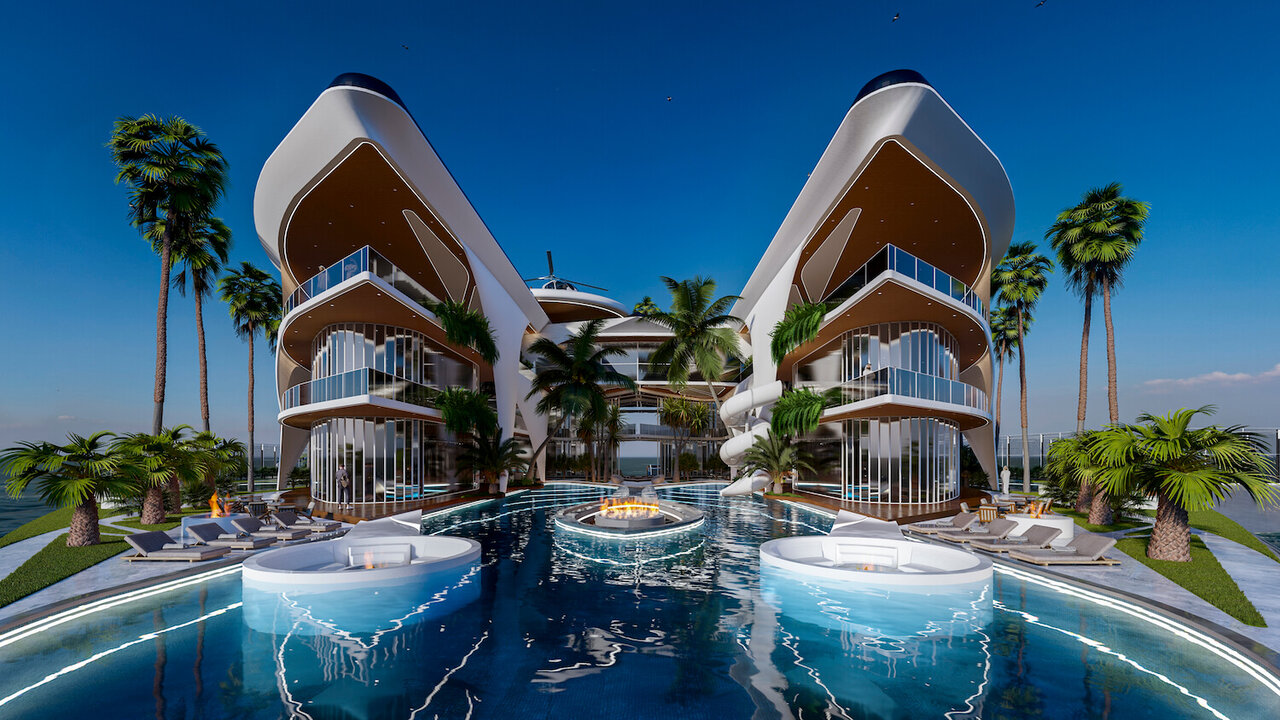 عکس| عمارت شگفتانگیز مسی روی آب؛ پروژه جذاب نابغه روی اقیانوس اطلس