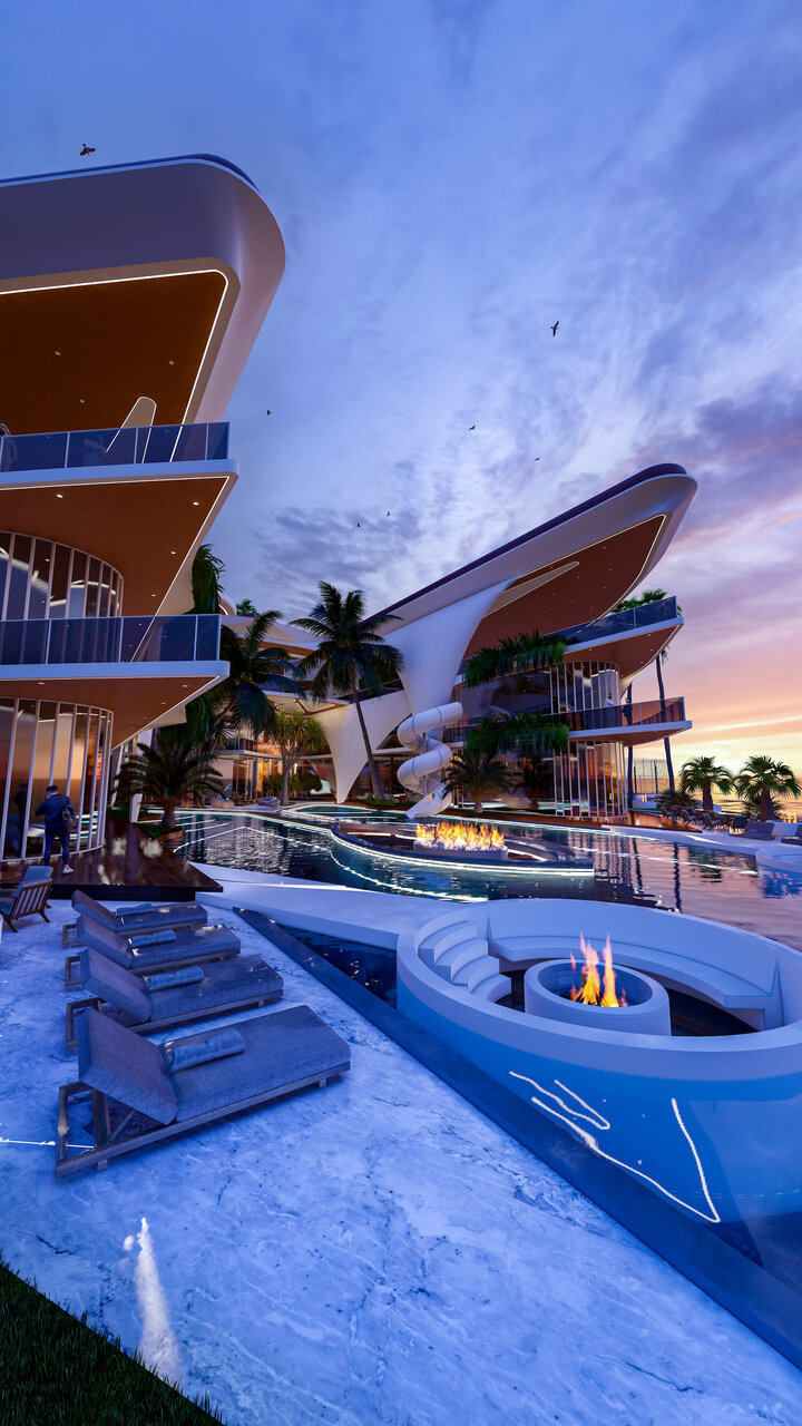 عکس| عمارت شگفتانگیز مسی روی آب؛ پروژه جذاب نابغه روی اقیانوس اطلس