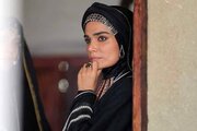 عکس | مژگان اخلاقی بازیگر سریال عشق کوفی با چادر عربی در حرم حضرت علی(ع)