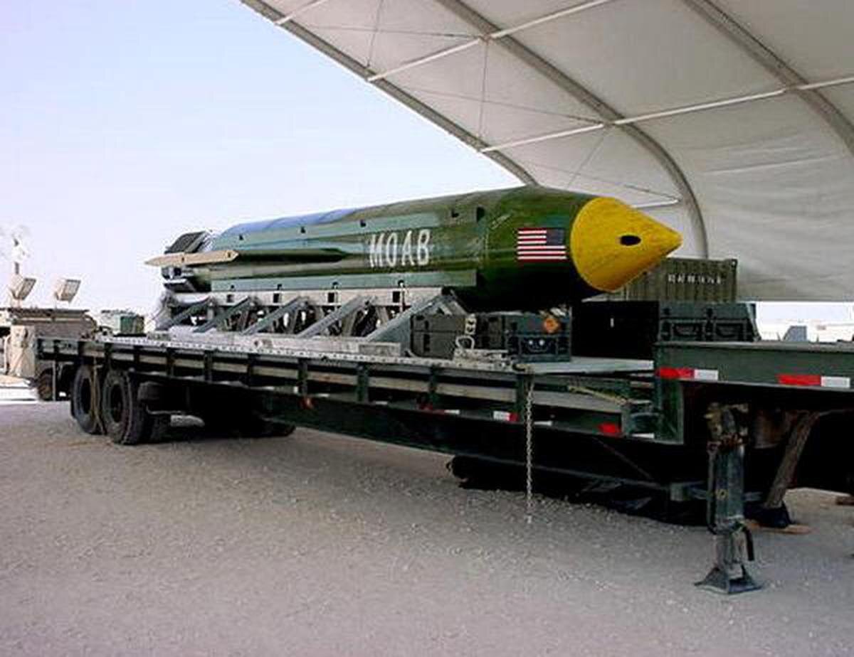 قوی‌ترین بمب‌های متعارف چین، روسیه و آمریکا