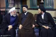عکسی جدید از سیدمحمد خاتمی در کنار برادران سیدحسن خمینی