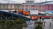 تصویری جالب از شورش زندانیان در اکوادور/ عکس