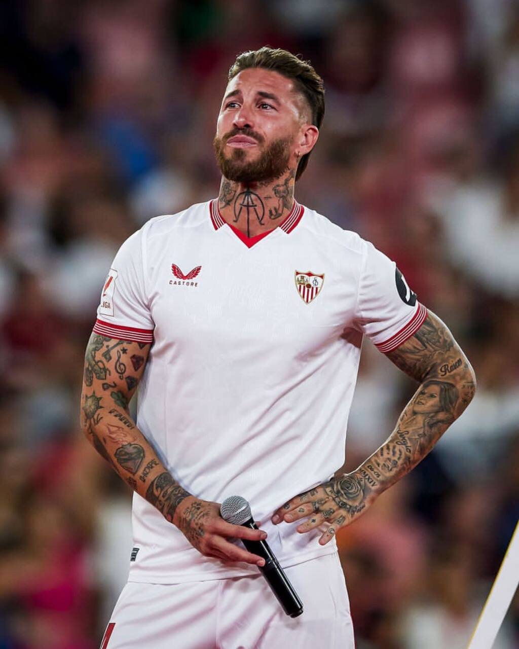 عکس| اشکهای راموس در بازگشت به خانه