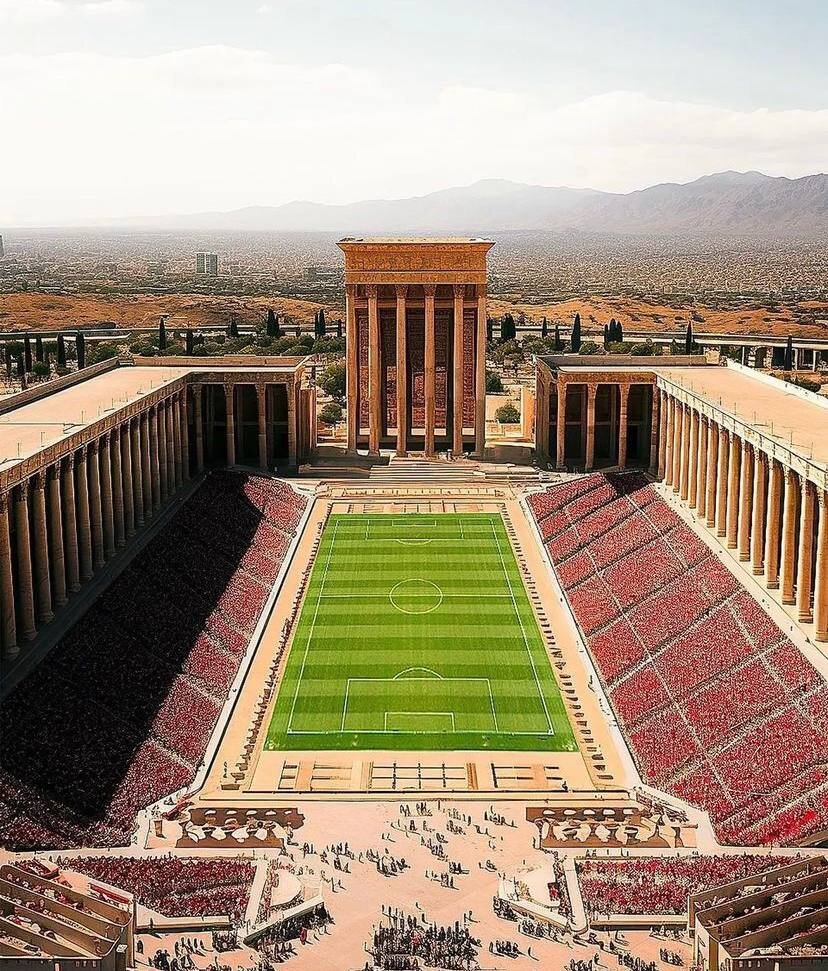 عکس| طرحهای رویایی هوش مصنوعی از ورزشگاه اختصاصی پرسپولیس