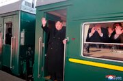 اون با این قطار مجهز به دیدار پوتین می‌رود/عکس
