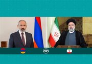 Raeisi, Armenian PM discuss Caucasus developments