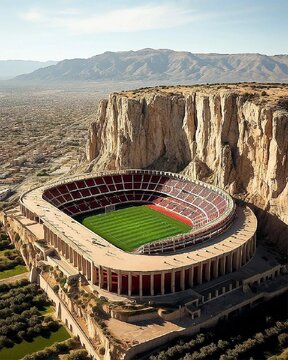 هوش مصنوعی تخت جمشید را استادیوم فوتبال کرد