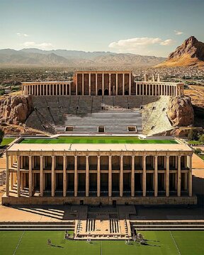 هوش مصنوعی تخت جمشید را استادیوم فوتبال کرد