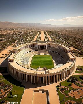 هوش مصنوعی تخت جمشید را استادیوم فوتبال کرد