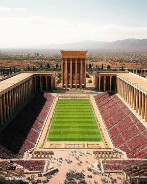هوش مصنوعی تخت جمشید را استادیوم فوتبال کرد