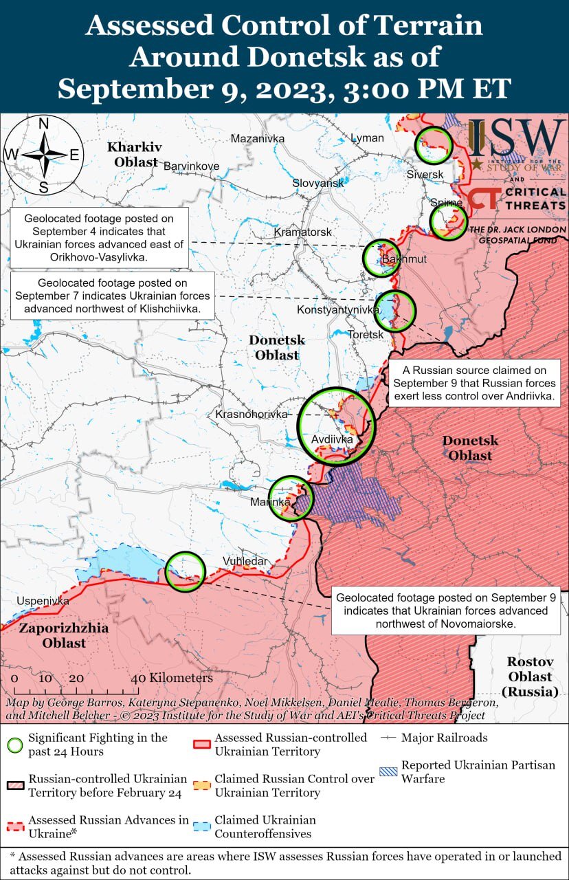 وضعیت نبرد روسیه و اوکراین روی نقشه/عکس