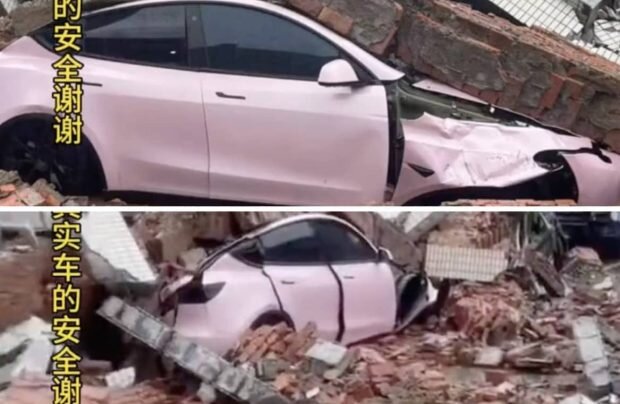 مقاومت باورنکردنی تسلا زیر آوار سنگین ساختمان/ ادعای عجیب ایلان ماسک ثابت شد/ عکس