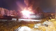 ببینید | آتش سوزی مجدد در شهرک صنعتی یزد