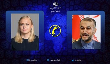 FMs discuss Iran-Finland relations on phone