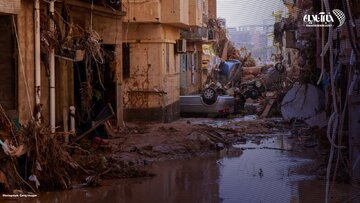 سیل مرگبار در لیبی از نگاه لنز دوربین خبرنگاران