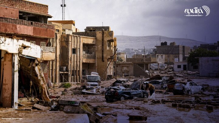 سیل مرگبار در لیبی از نگاه لنز دوربین خبرنگاران