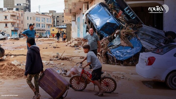 سیل مرگبار در لیبی از نگاه لنز دوربین خبرنگاران