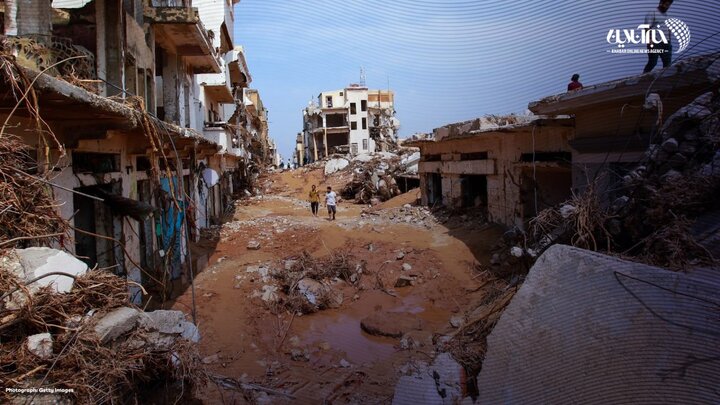 سیل مرگبار در لیبی از نگاه لنز دوربین خبرنگاران