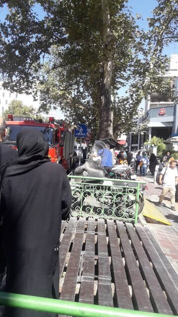 آتشسوزی در ساختمان مجاور بیمارستان «ایرانمهر»